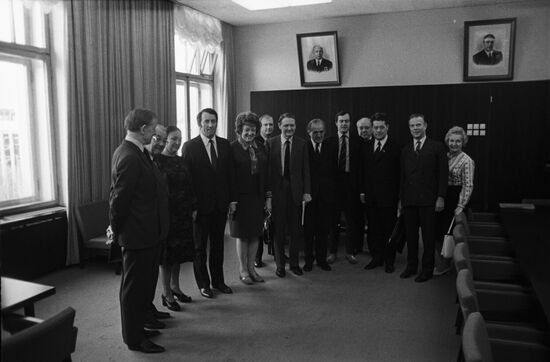 British parliamentary delegation's visit to Soviet Union