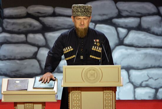 Ramzan Kadyrov sworn in as Head of the Chechen Republic