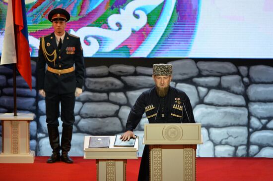 Ramzan Kadyrov sworn in as Head of the Chechen Republic