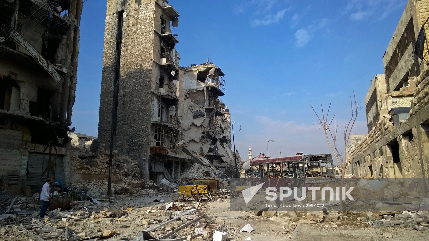 Situation in Aleppo Sputnik Mediabank
