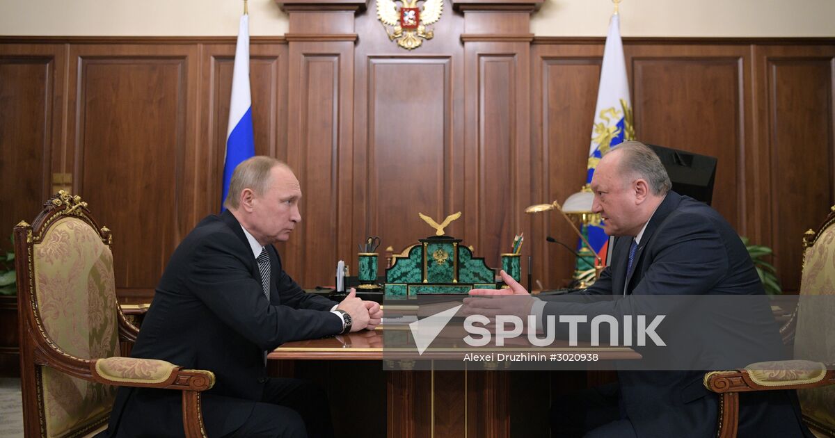 President Putin meets with Kamchatka Governor Vladimir Ilyukhin