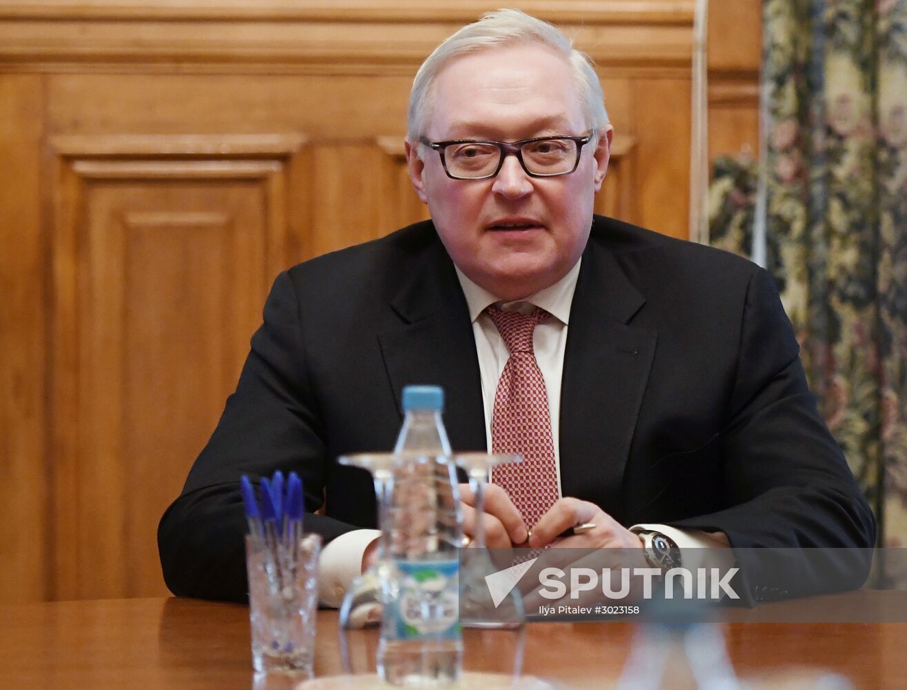Deputy Foreign Minister Sergei Ryabkov meets with Deputy Foreign