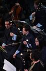 Sochi, Russia. Musicians perform during a special project "Where China Meets Europe" during the 10th International Winter Art Festival, under the guidance of Yury Bashmet. Location: Russia, Sochi. Author: Vladimir Vyatkin/Sputnik. Sochi hosts 10th International Winter Art Festival