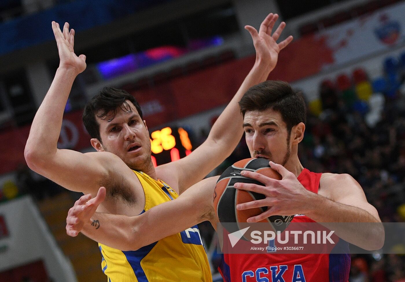 Euroleague Basketball. CSKA Moscow vs. Maccabi Tel Aviv Sputnik Mediabank