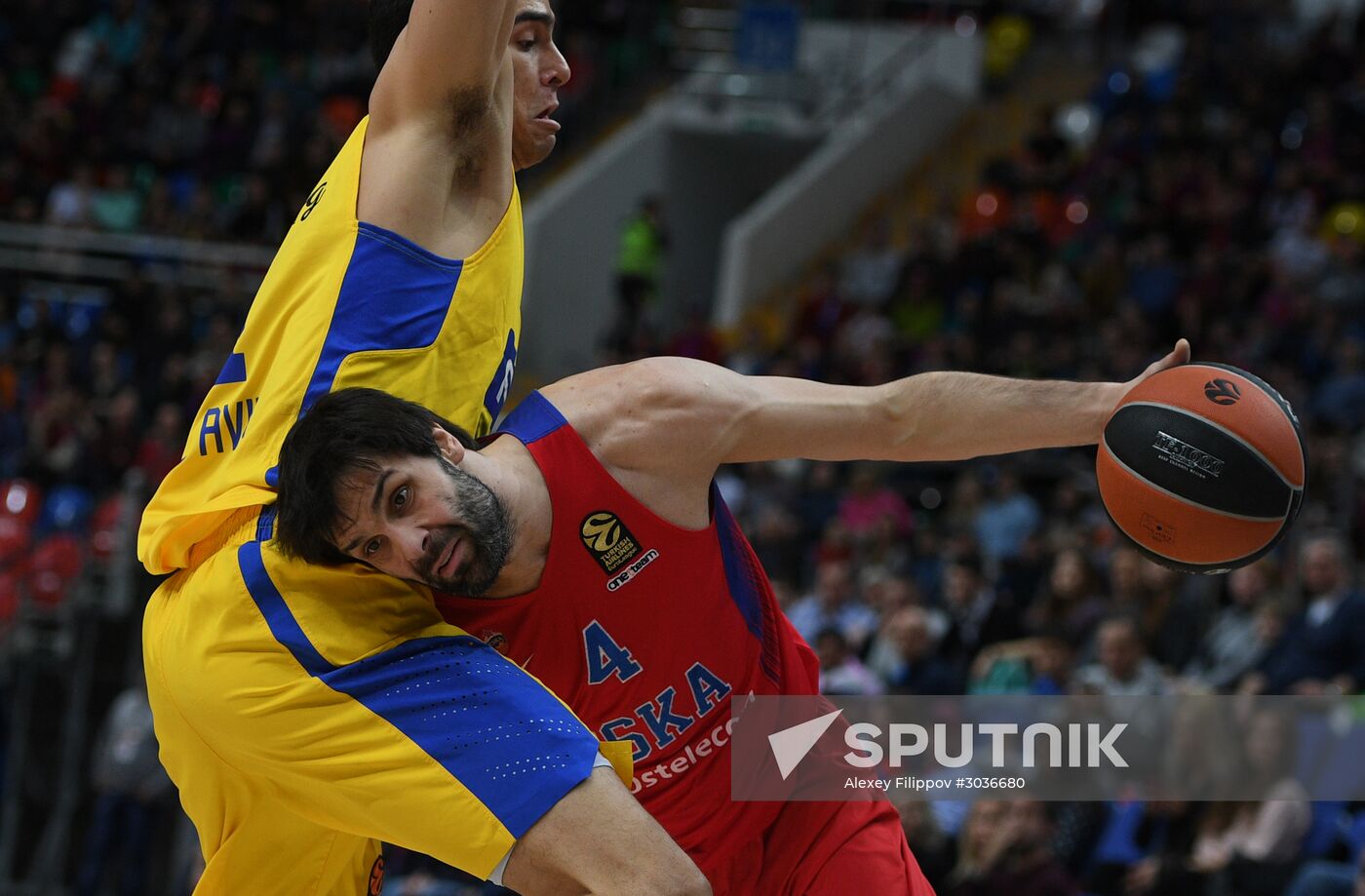 Euroleague Basketball. CSKA Moscow vs. Maccabi Tel Aviv Sputnik Mediabank