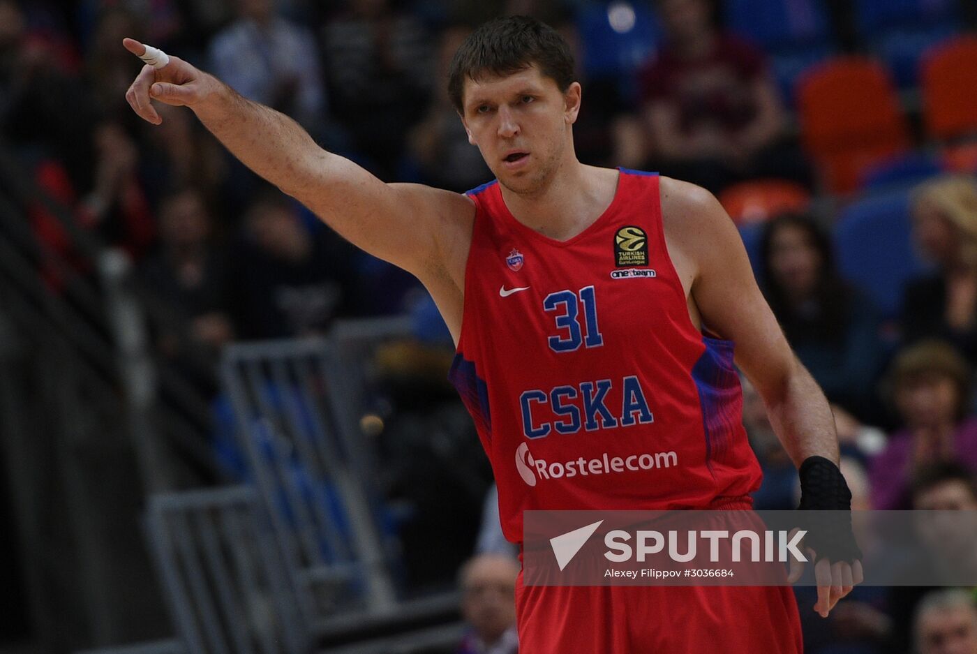 Euroleague Basketball. CSKA vs. Maccabi Sputnik Mediabank