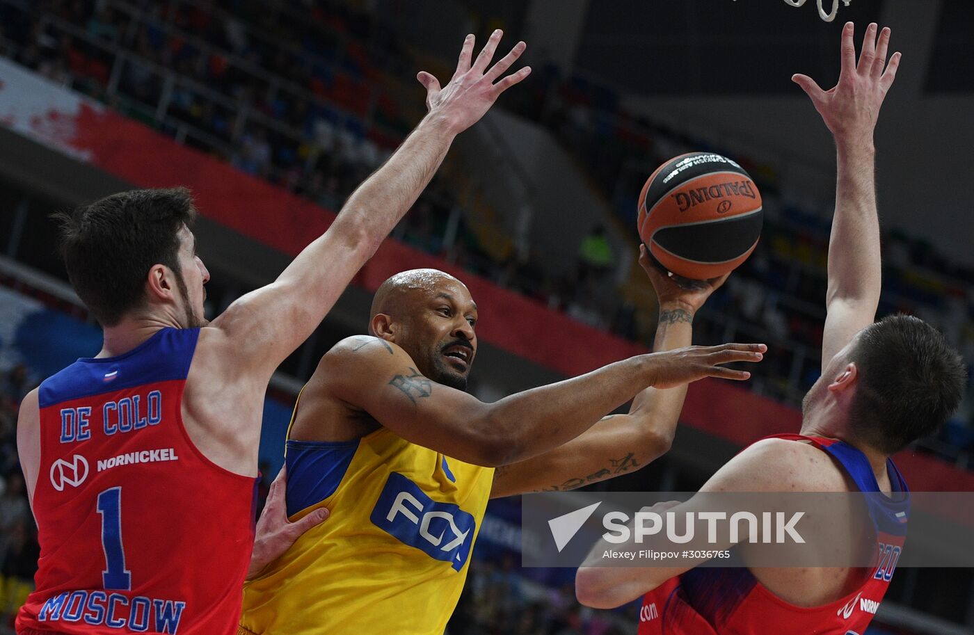 Euroleague Basketball. CSKA vs. Maccabi Sputnik Mediabank
