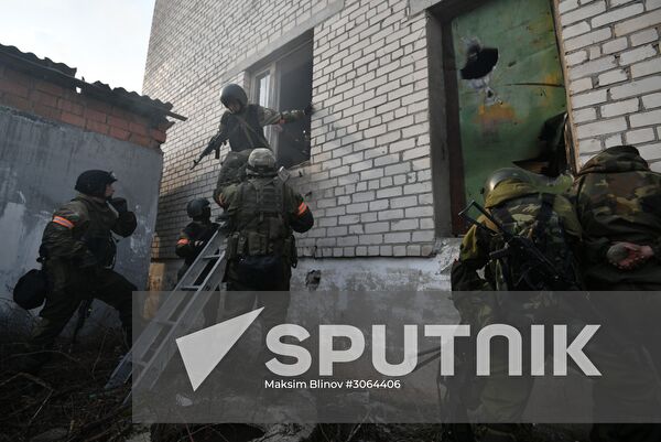 International military exercise of airborne troops in Vitebsk