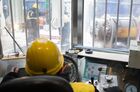 Rosneft employee, which launched the drilling of Tsentralno-Olginskaya1 well at the Khatangsky license area which is operated by Rosneft. Location: Russia, Eastern Arctic. Rosneft launches drilling of Tsentralno-Olginskaya-1 well