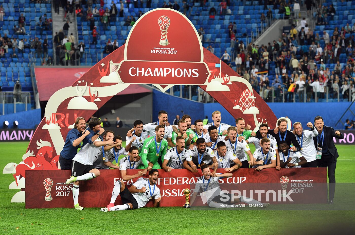 Football. 2017 FIFA Confederations Cup. Medal ceremony Sputnik Mediabank