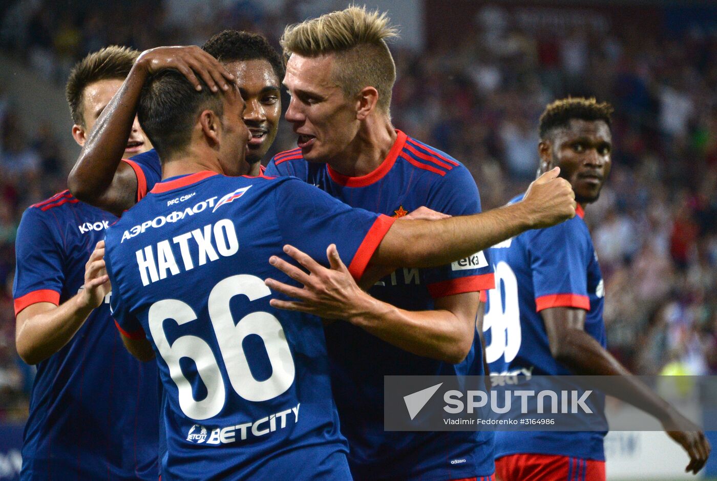 UEFA Champions League. CSKA vs. AEK Sputnik Mediabank