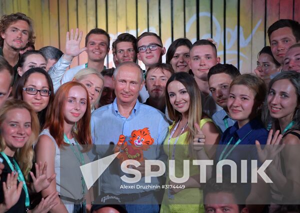 Russian President Vladimir Putin's visit to Crimea