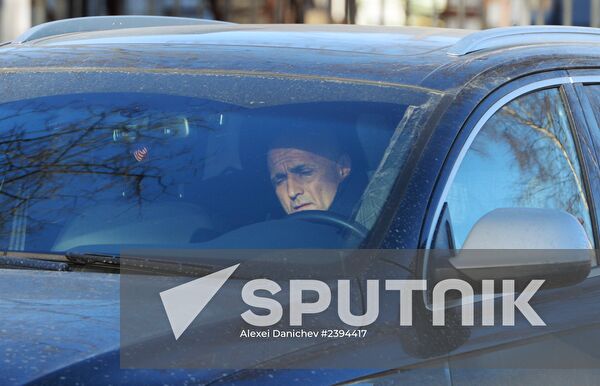 FC Zenit's ex head coach Luciano Spalletti at the team's training base