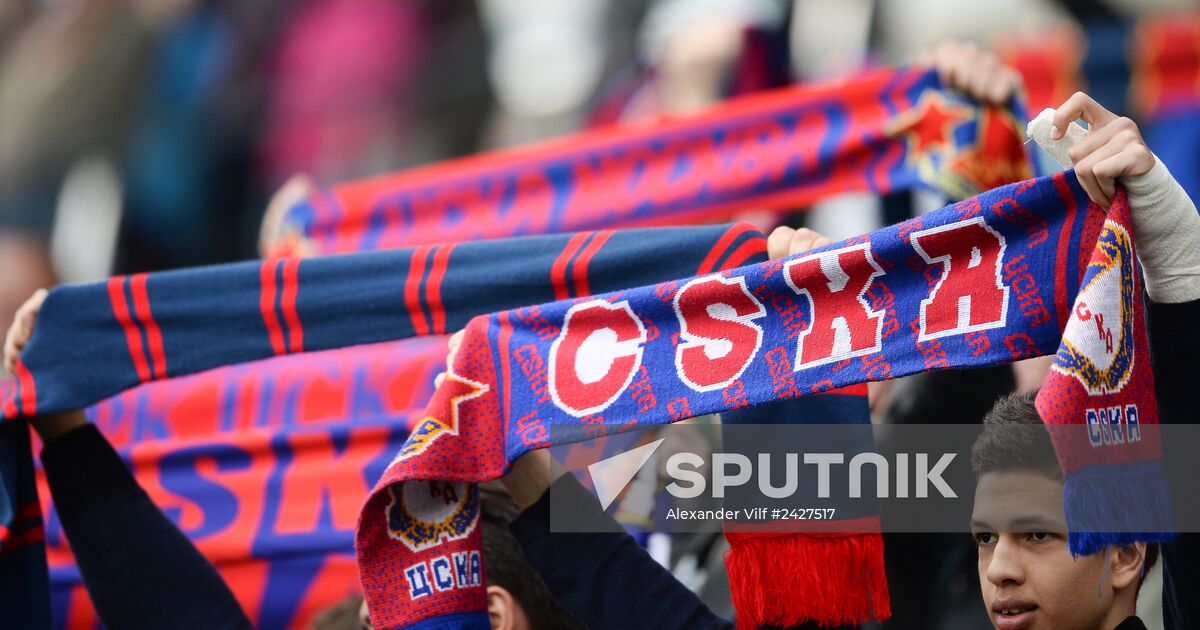 Russian Football Premier League. CSKA Moscow vs. Tom Tomsk Sputnik