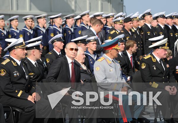Vladimir Putin visits Severomorsk