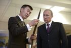 September 1, 2014. Russian President Vladimir Putin, right, visits the P. Lazarev Mammoth Museum at the M. K. Ammosov North-Eastern Federal University in Yakutsk. Location: Russia, Yakutsk. Author: Aleksey Nikolskyi/Sputnik. Vladimir Putin visits Far Eastern Federal District