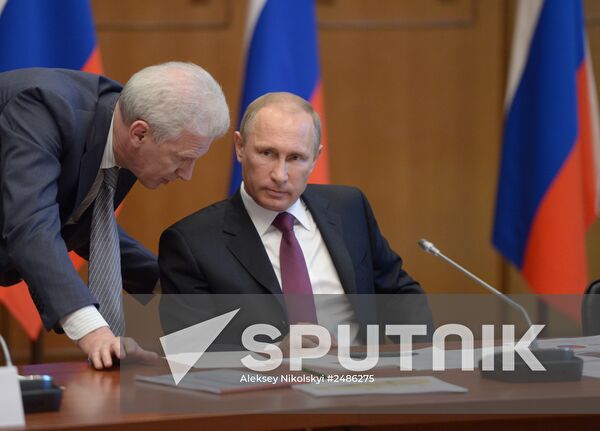 Vladimir Putin visits Far Eastern Federal District