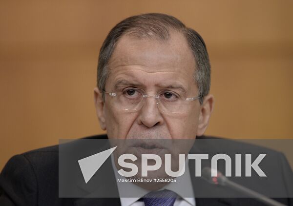 News conference by Foreign Minister Sergey Lavrov