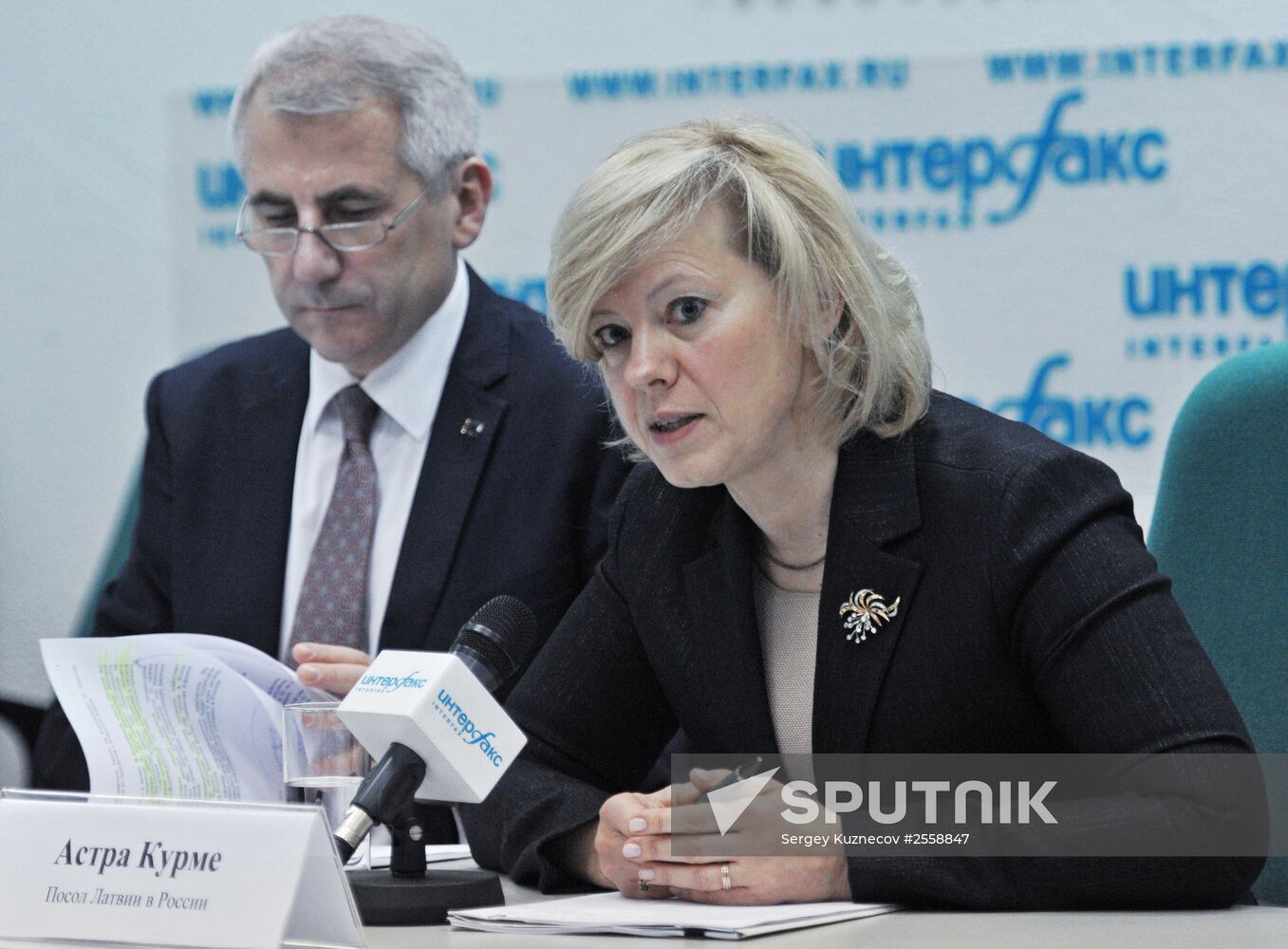 News conference by Latvian Ambassador Astra Kurme and Head of EU