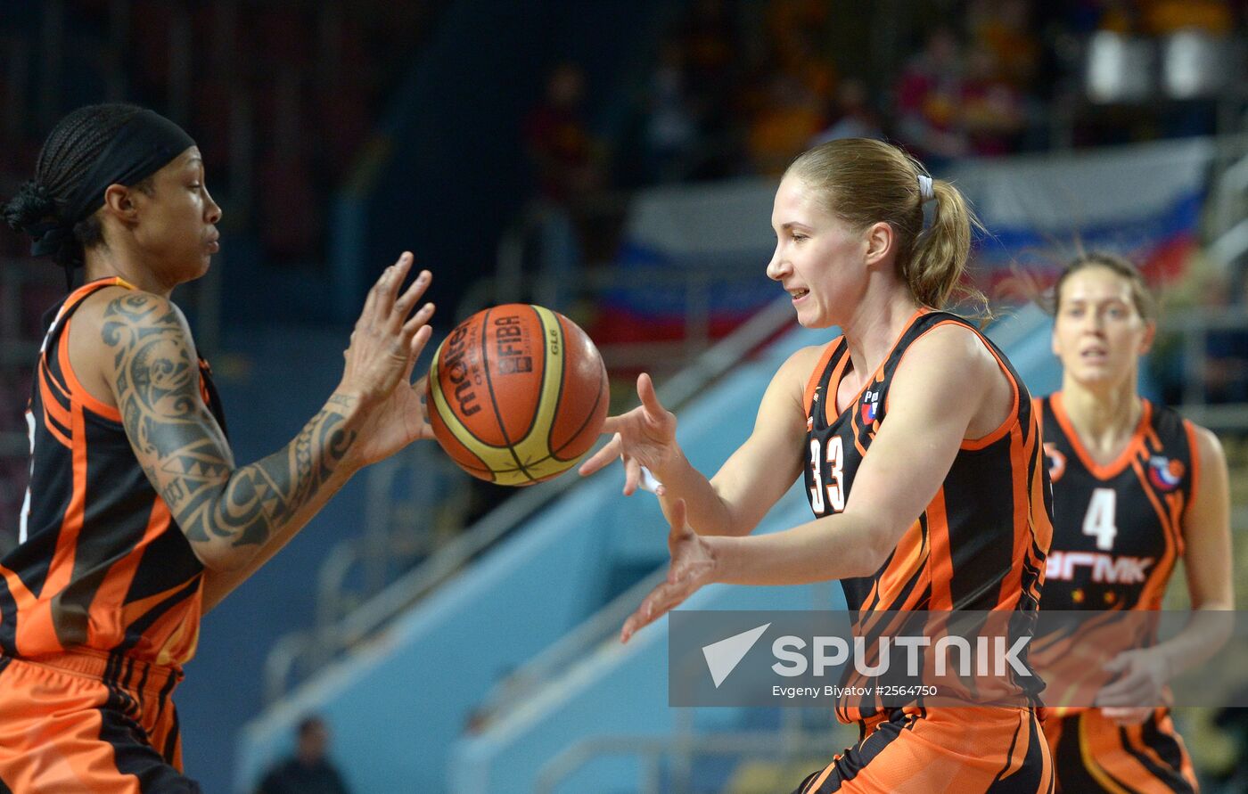 Russian Basketball Cup. Women's Final Four. 3rd place match | Sputnik ...