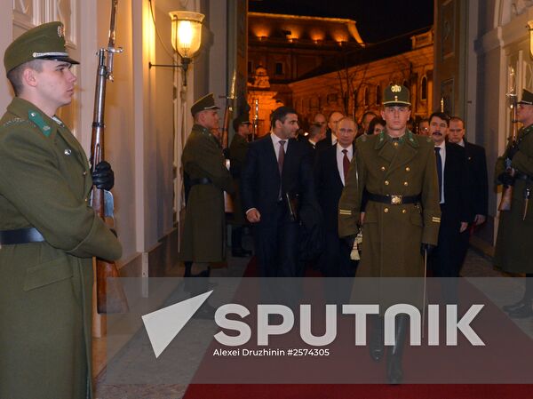Vladimir Putin's visit to Hungary