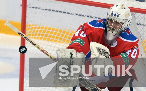 Ice hockey. KHL. CSKA vs. SKA