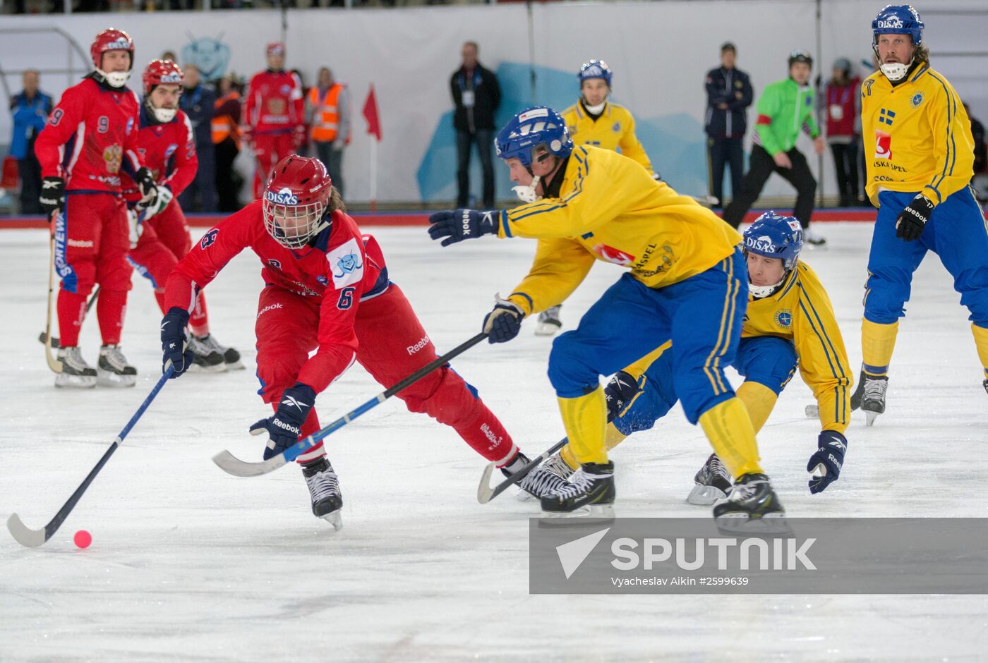 Bandy World Championship 2015. Russia vs. Sweden Sputnik Mediabank