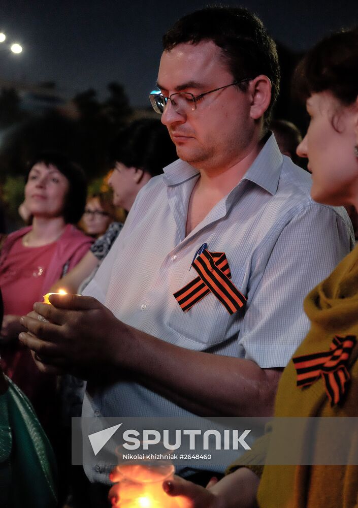 The Candle of Memory campaign in Russia Sputnik Mediabank