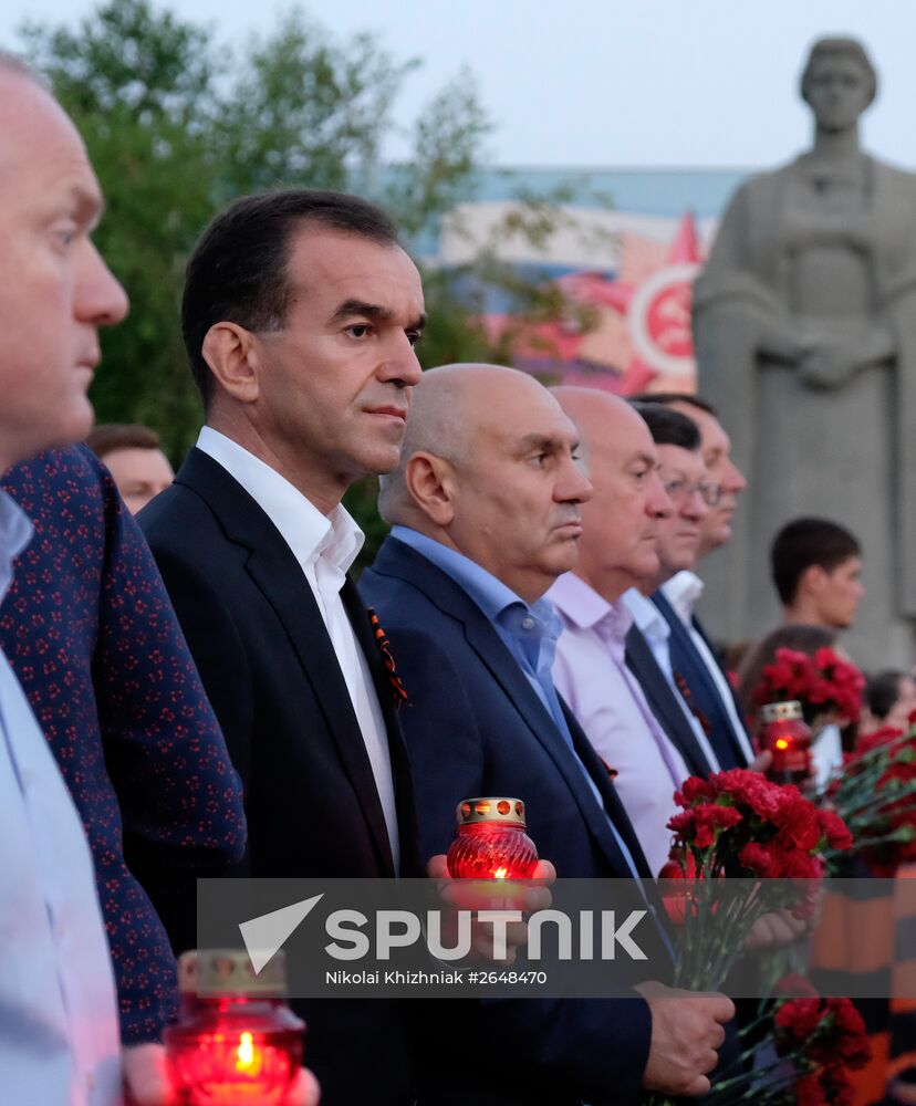 The Candle of Memory campaign in Russia Sputnik Mediabank