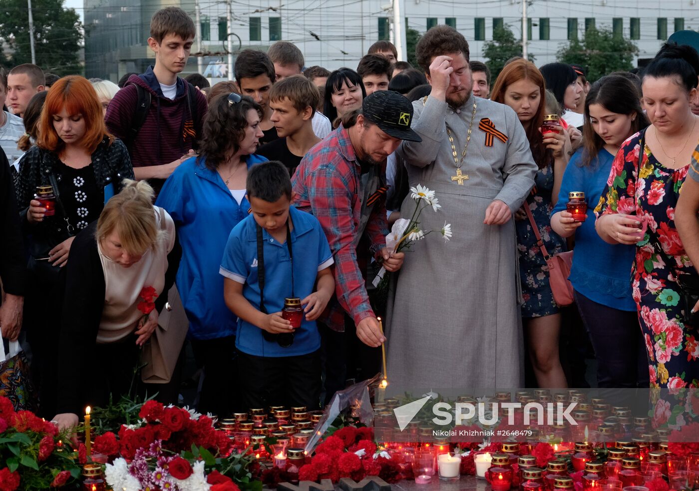 The Candle of Memory campaign in Russia Sputnik Mediabank