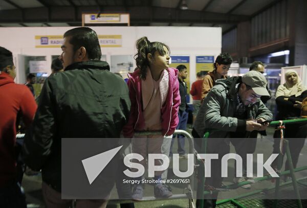 Middle Eastern refugees in Munich