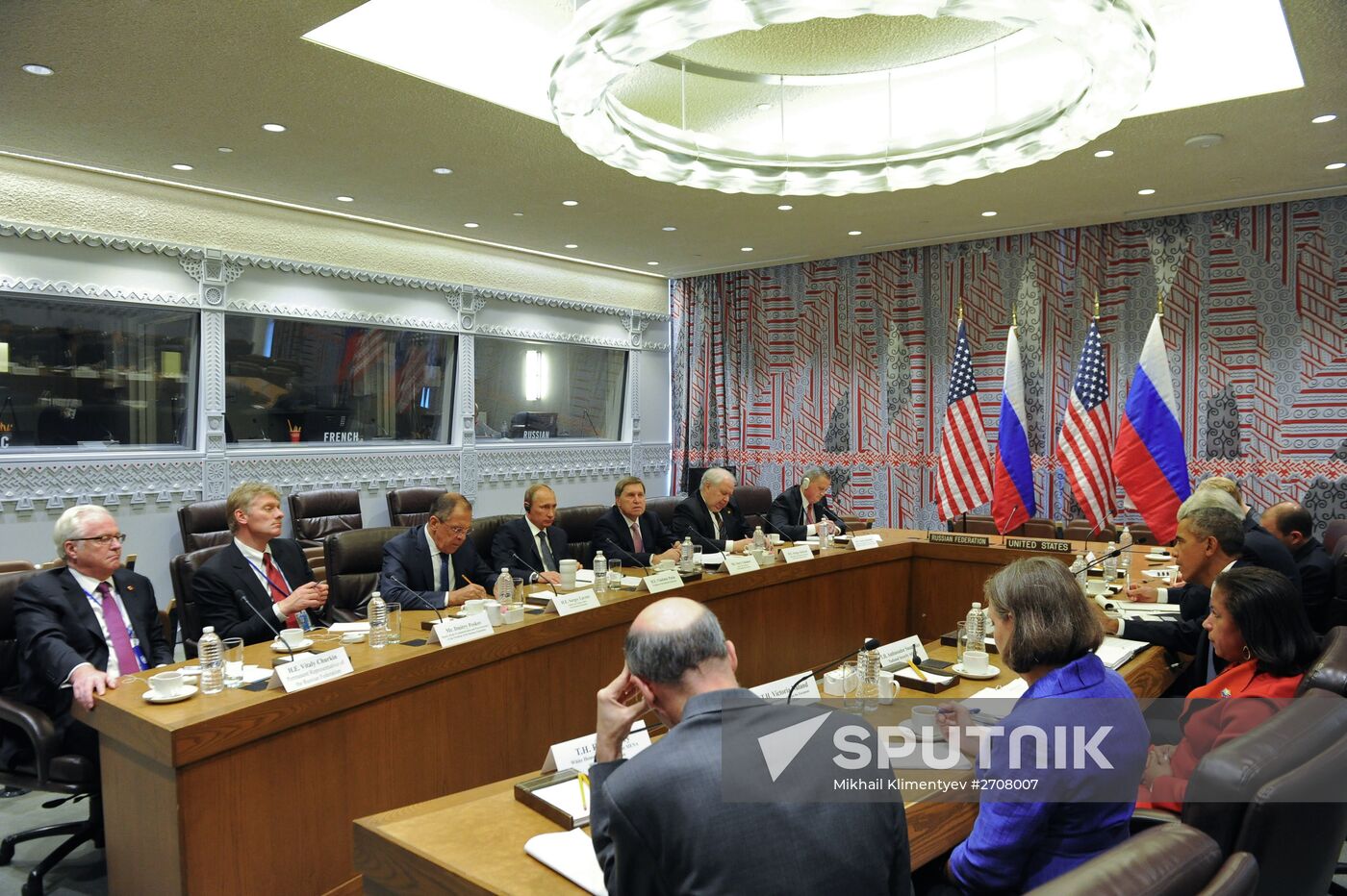 Russian President Vladimir Putin Attends 70th Un General Assembly Session Sputnik Mediabank 1445