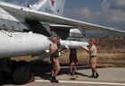 Russian military air group at Khmeimim airbase in Syria