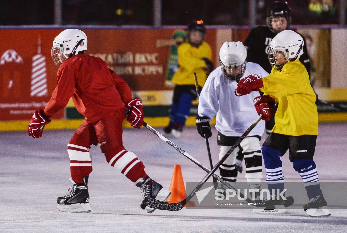 Free ice hockey school for children opens in Gorky Park Sputnik Mediabank