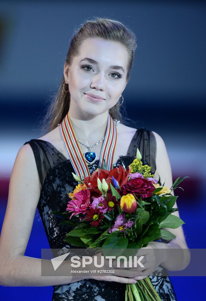 European Figure Skating Championships. Women. Free skating Sputnik
