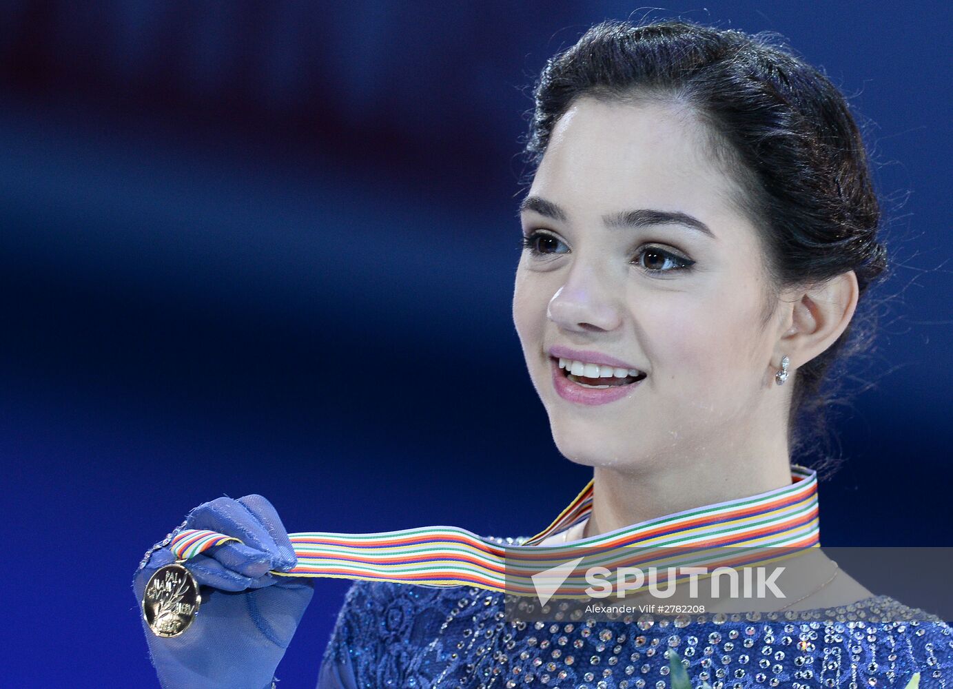 European Figure Skating Championships. Women. Free skating Sputnik