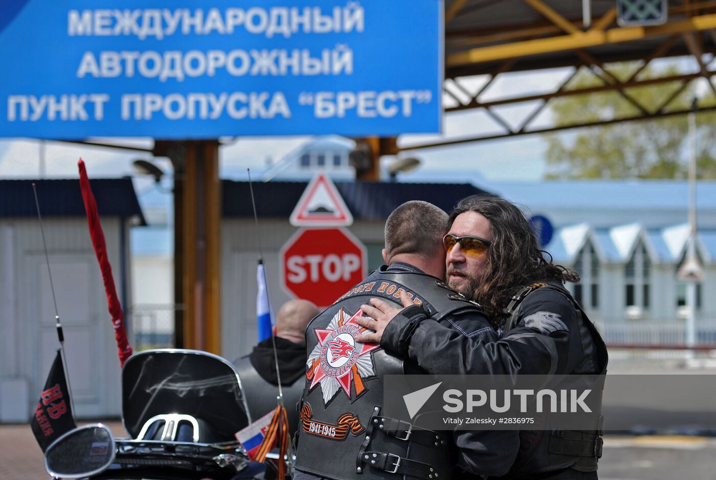 Russian bikers ride from Moscow to Berlin to commemorate Victory Day ...