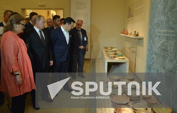 President Vladimir Putin visits Greece