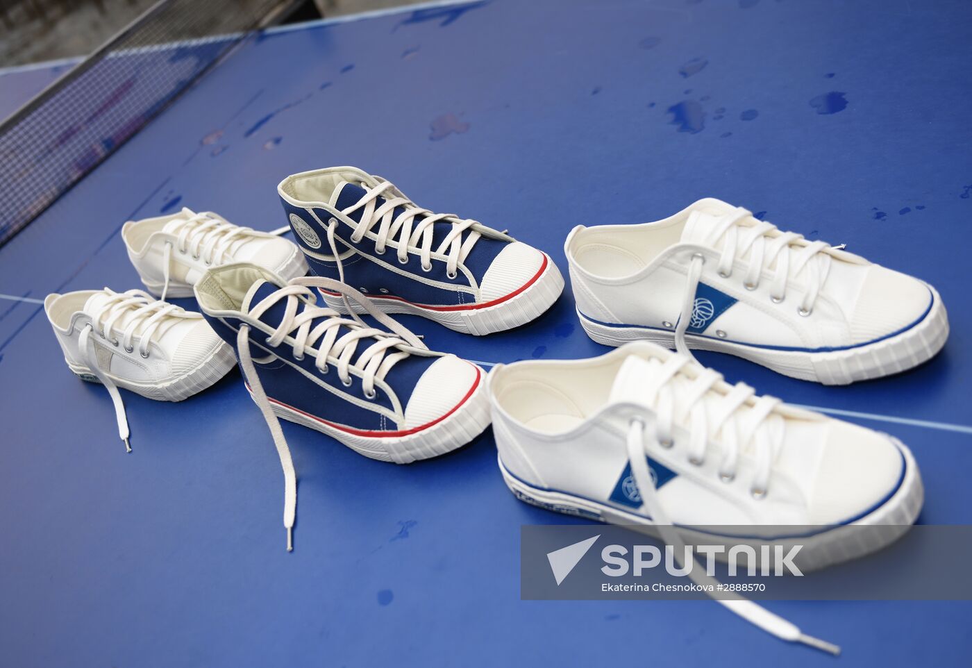 Two balls top sneakers