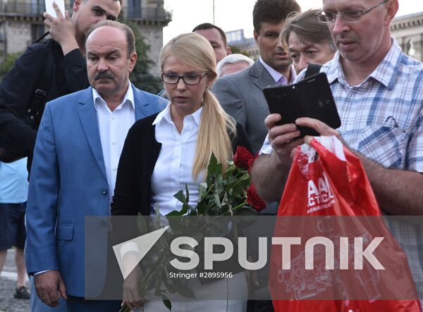 Campaign in memory of Pavel Sheremet in Kiev
