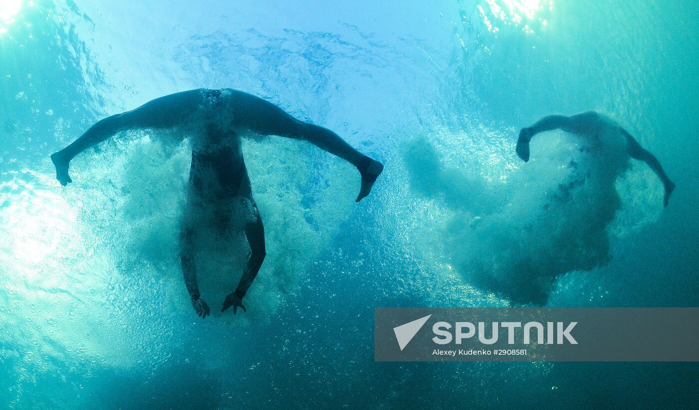2016 Summer Olympics. Synchronized diving. Women. 10m platform Sputnik Mediabank