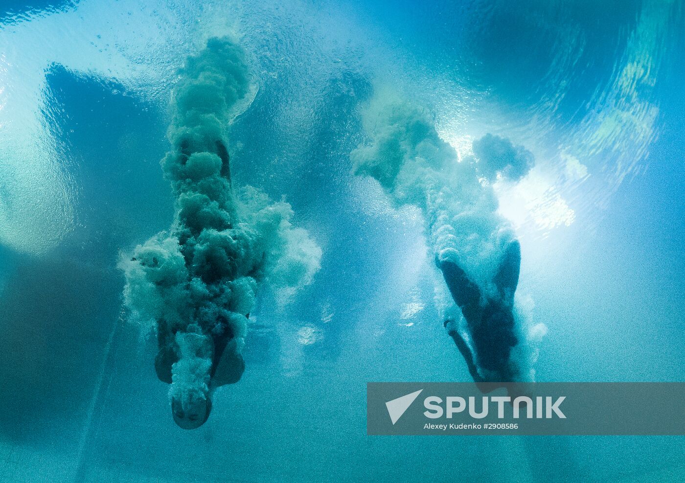 2016 Summer Olympics. Synchronized diving. Women. 10m platform Sputnik Mediabank