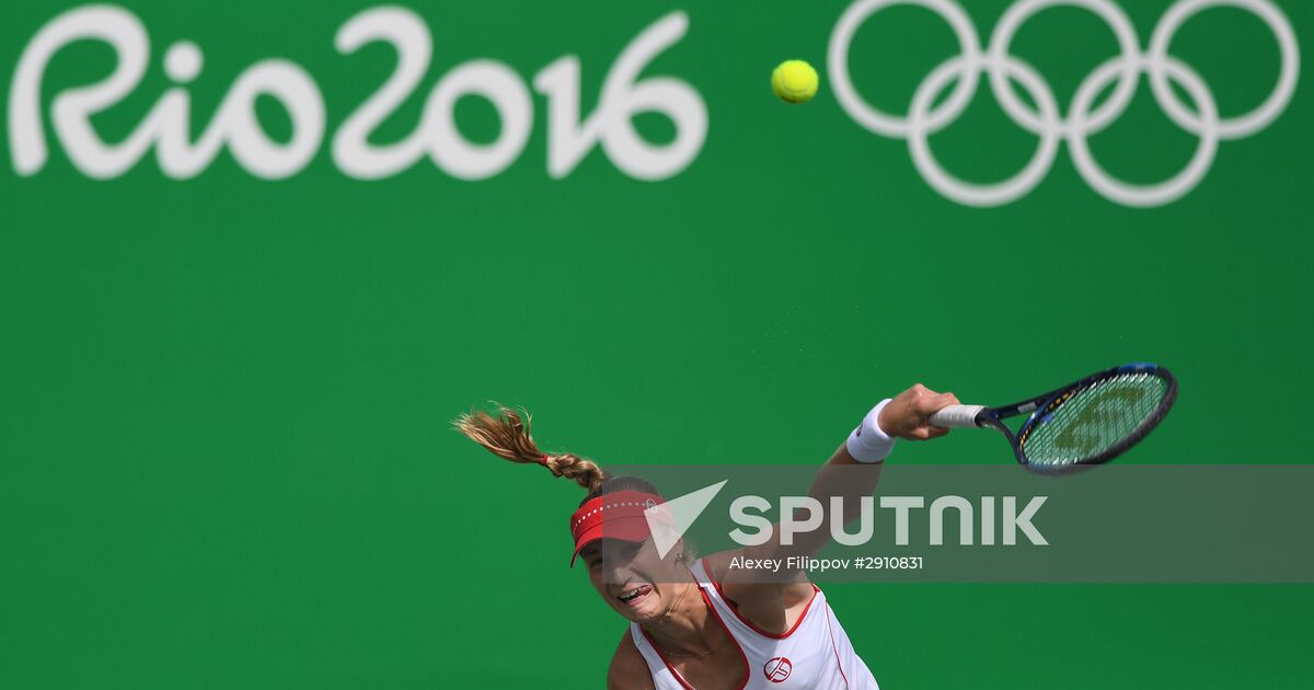 2016 Summer Olympics. Tennis. Doubles. Semifinal Sputnik Mediabank