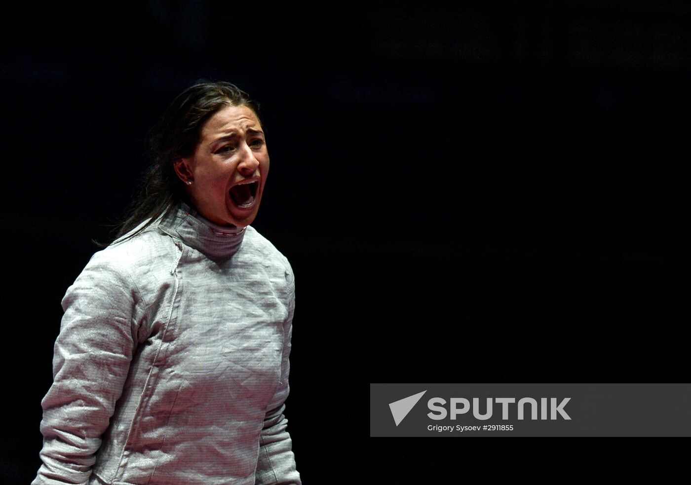 2016 Summer Olympics. Fencing. Women's saber team Sputnik Mediabank