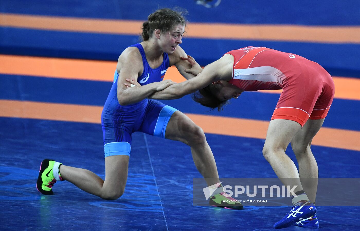 2016 Summer Olympics. Freestyle wrestling. Women. Day One