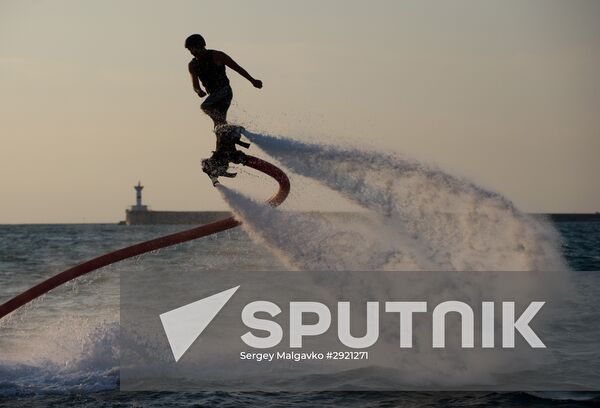 Russian flyboard championship in Sevastopol