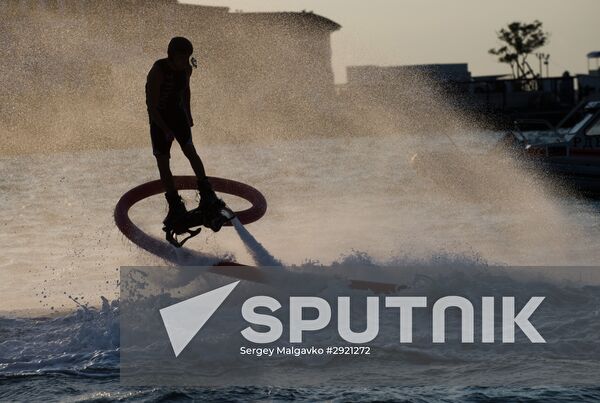 Russian flyboard championship in Sevastopol