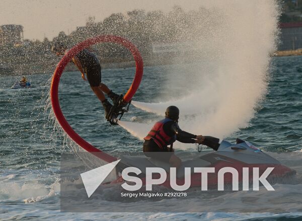 Russian flyboard championship in Sevastopol