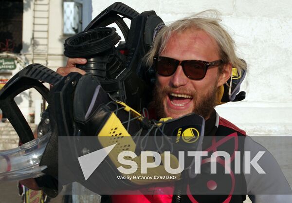 Russian flyboard championship in Sevastopol
