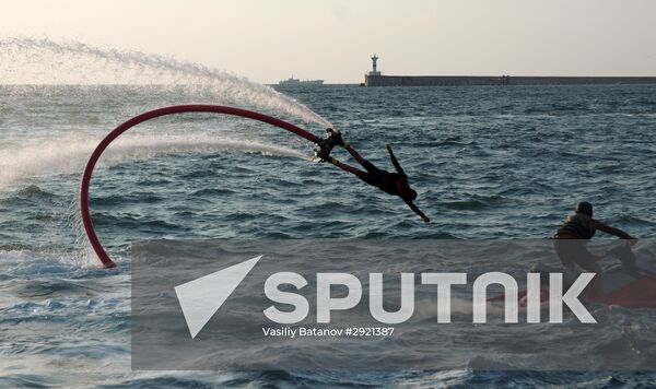 Russian flyboard championship in Sevastopol